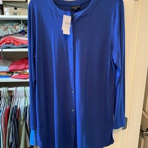 Women’s JJill L Blue Tunic NWT Excellent Condition